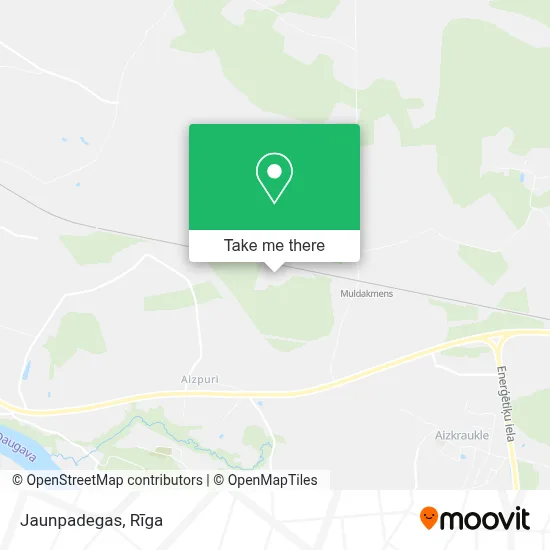 Jaunpadegas map