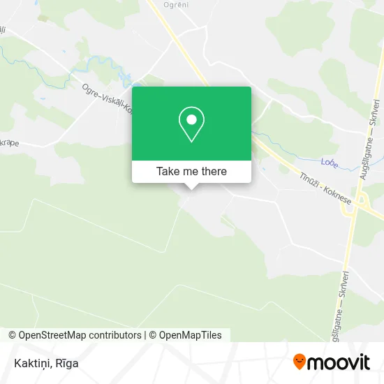 Kaktiņi map