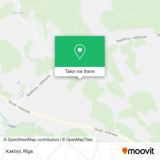 Kaktiņi map