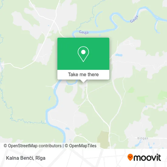 Kalna Benči map