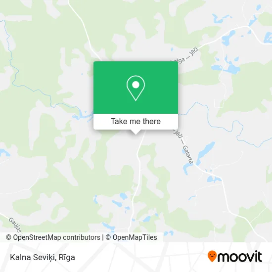 Kalna Seviķi map