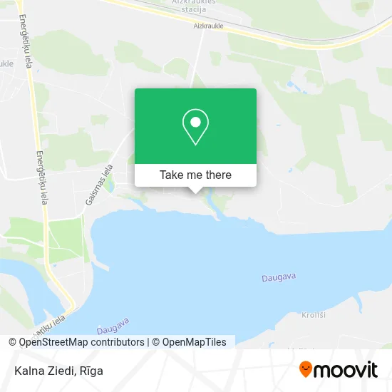 Kalna Ziedi map