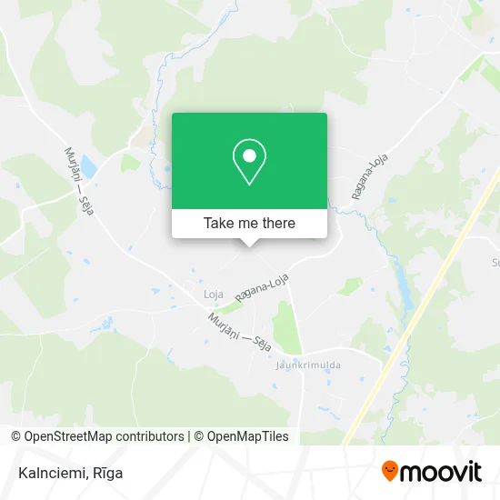 Kalnciemi map