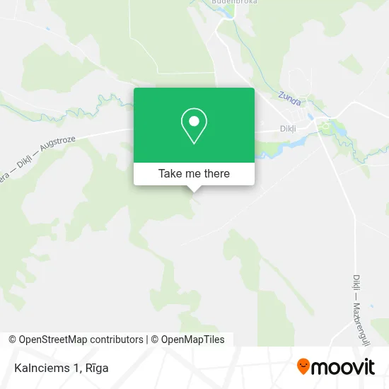 Kalnciems 1 map