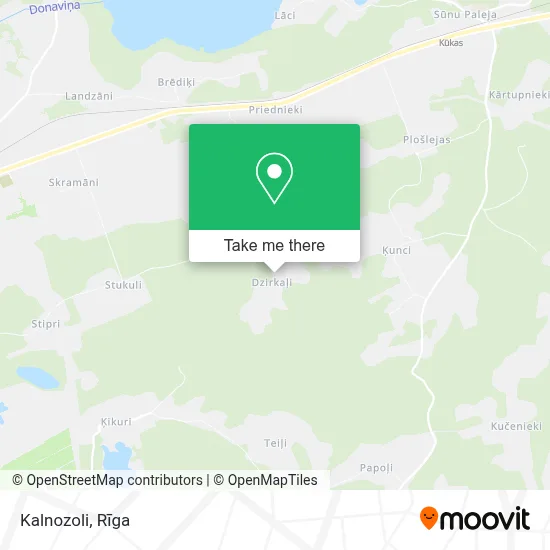 Kalnozoli map