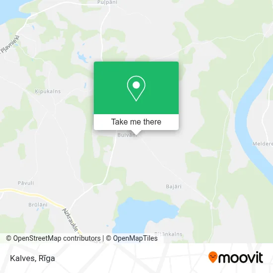 Kalves map