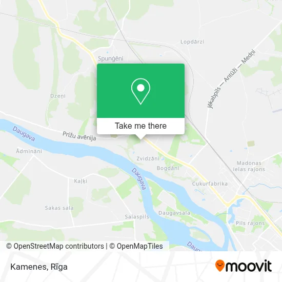Kamenes map