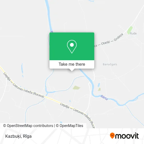 Kazbuķi map