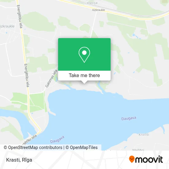 Krasti map