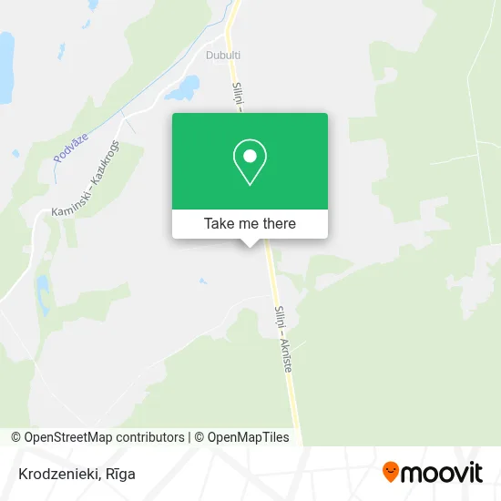 Krodzenieki map