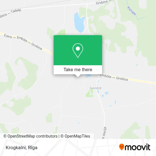 Krogkalni map