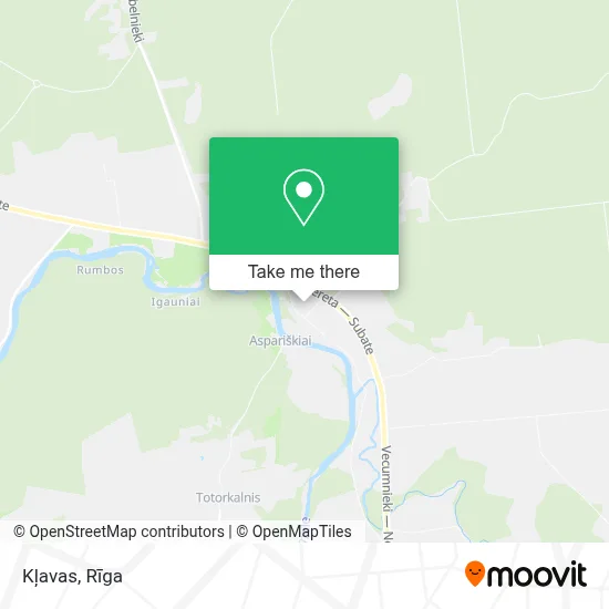 Kļavas map