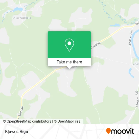 Kļavas map