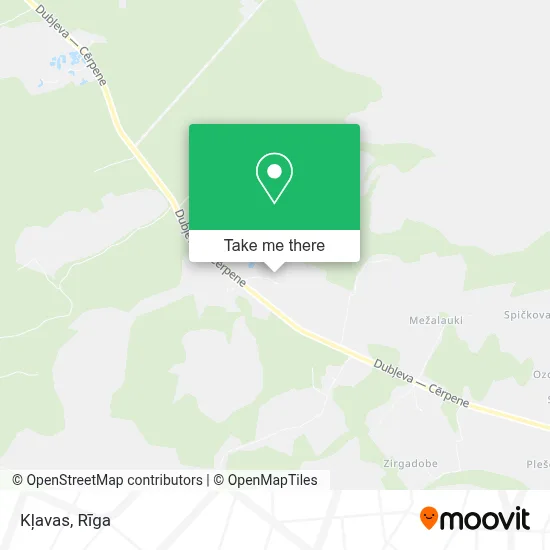 Kļavas map
