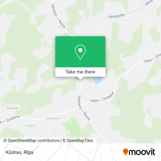 Kūdras map