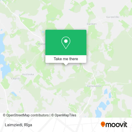 Laimziedi map