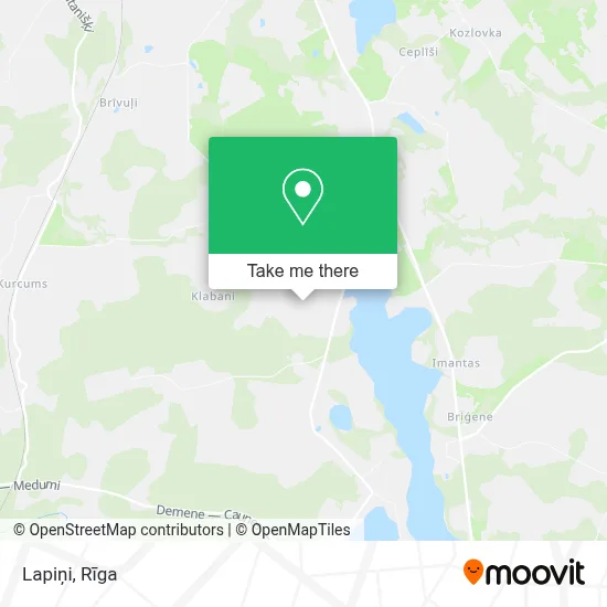 Lapiņi map