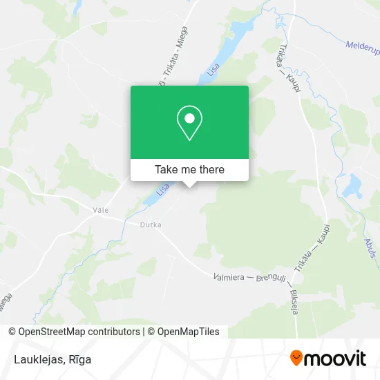 Lauklejas map