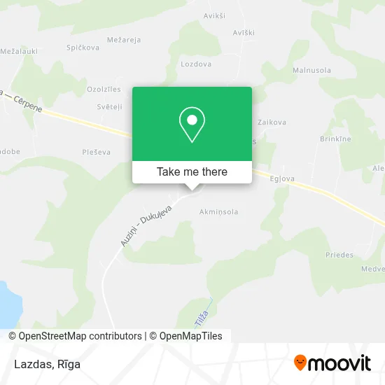 Lazdas map