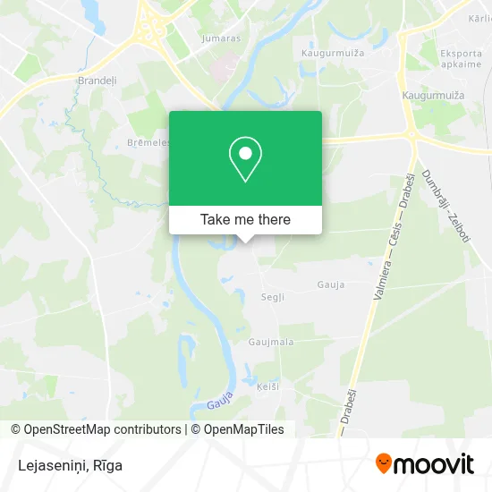 Lejaseniņi map