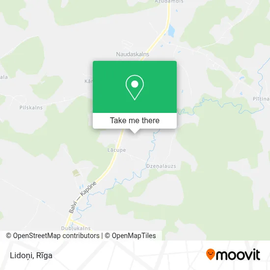 Lidoņi map