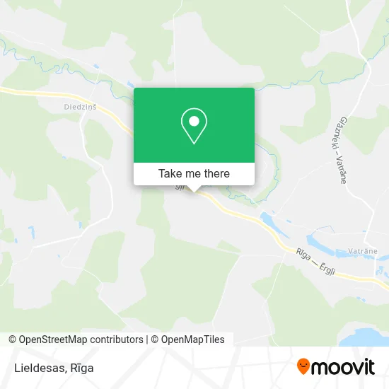 Lieldesas map