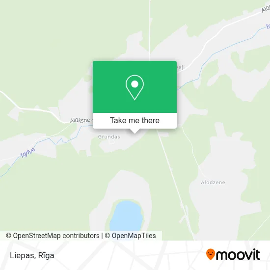 Liepas map