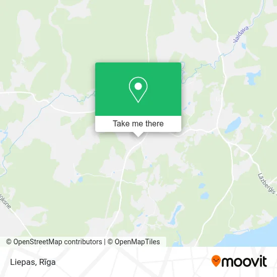 Liepas map