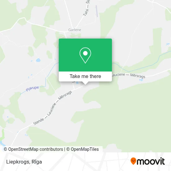 Liepkrogs map