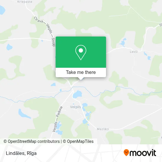 Lindāles map