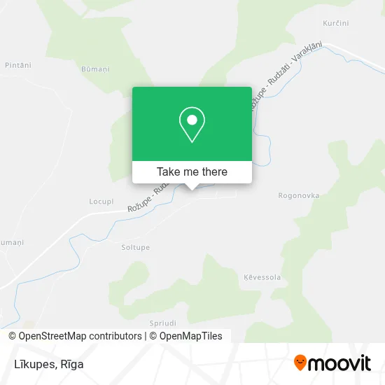 Līkupes map