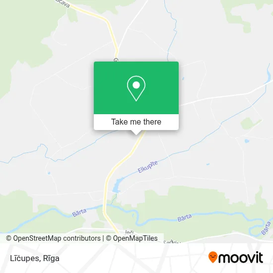 Līčupes map
