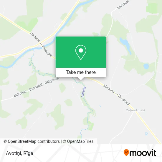 Avotiņi map