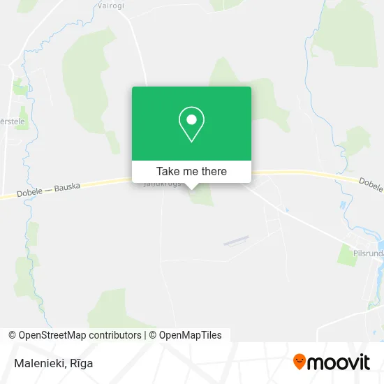 Malenieki map