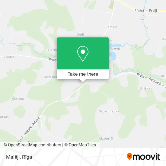 Malēji map