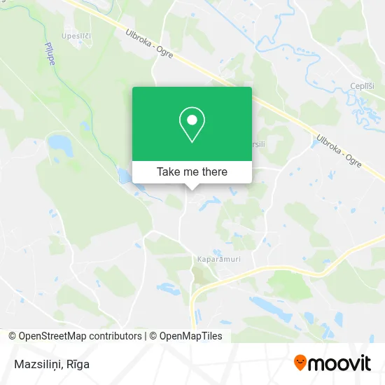 Mazsiliņi map