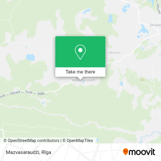 Mazvasaraudži map