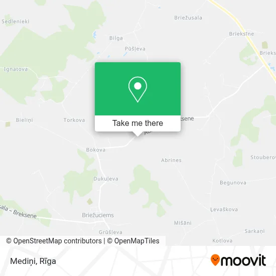 Mediņi map