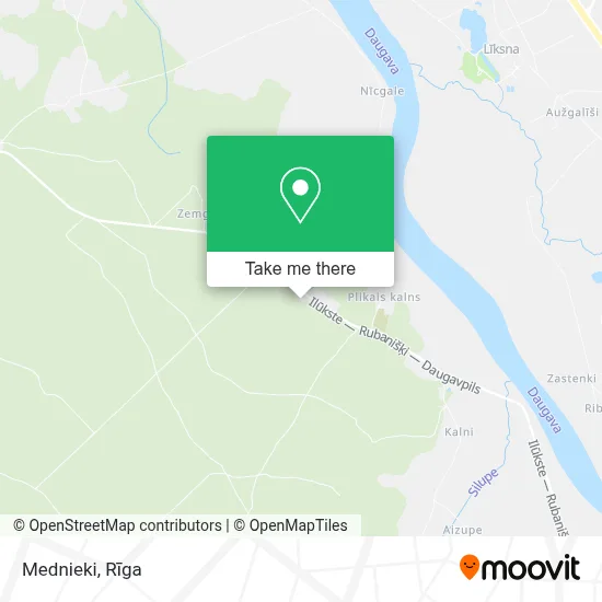 Mednieki map