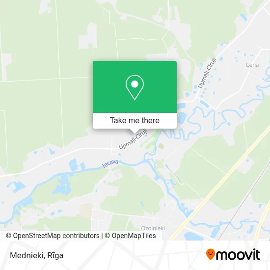 Mednieki map