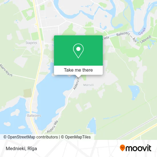 Mednieki map