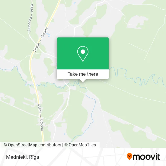 Mednieki map