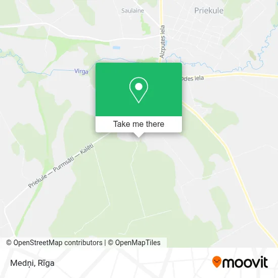 Medņi map