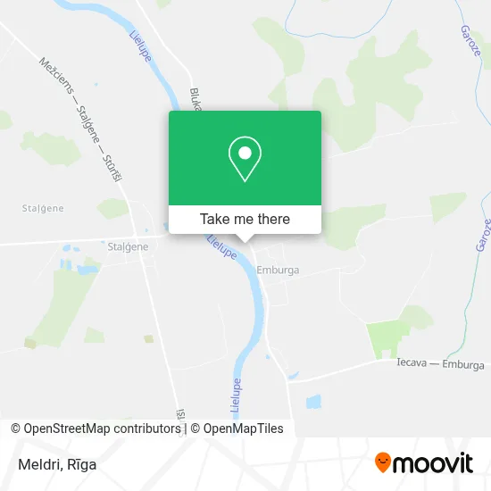 Meldri map