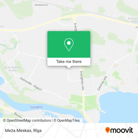 Meža Meskas map