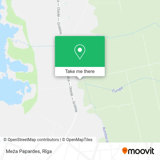 Meža Papardes map