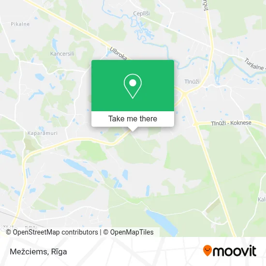Mežciems map