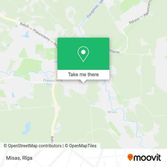Misas map