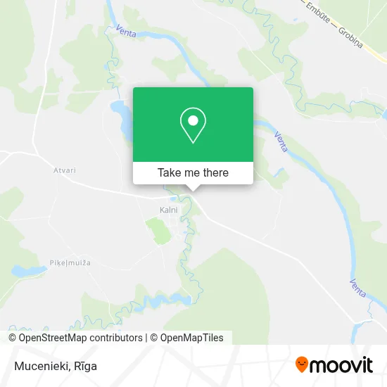 Mucenieki map
