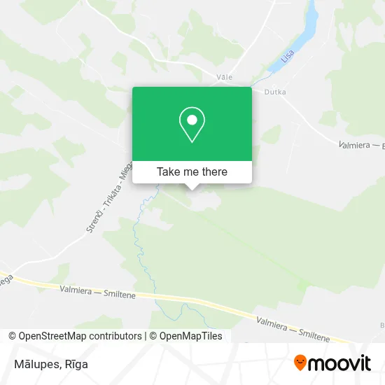 Mālupes map